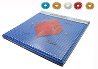 Acupressure Reflexology Magnetic Pyramidal Therapy Energy Pain Relief Power Foot Health Mat + 5pcs Sujok Finger Massager Rings for ACUPRESSURE HEALTH CARE SYSTEMS Hyderabad