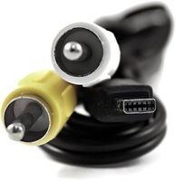 MPF Products A/V Audio/Video RCA Cable Cord Replacement Compatible with Select Casio Exilim Digital Cameras (Models Listed in The Description Below)