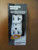 Pass & Seymour White COMMERCIAL Duplex Receptacle Outlet 20A BR20-W Boxed