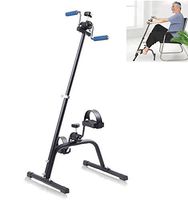 Folding Pedal Exerciser Exercise Bike for Leg and Arm Rehab Work-Out,Adjustable Fitness Rehab Equipment for Seniors,Elderly,Patient