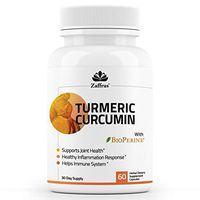 Zaffrus - Turmeric Curcumin with BioPerine for Joint Health & Body Discomfort Relief | Healthy Inflammatory Response | Enhanced Immune System | Anti-oxidant | 60 Supplement Capsules for Women and Men