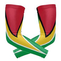 Guyana Flag 1 Pair UV Protection Cooling Long Sports Arm Sleeve