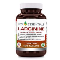 Vita Essentials L-arginine 1000 Mg Tablets, 120 Count