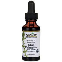 Swanson Saw Palmetto Liquid Extract (Alcohol and Sugar-Free) 1 fl Ounce (29.6 ml) Liquid