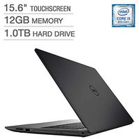 2018 Dell Inspiron 15 5000 Flagship 15.6 inch Full HD Touchscreen Backlit Keyboard Laptop PC, Intel Core i5-8250U Quad-Core, 12GB DDR4, 1TB HDD, DVD RW, Bluetooth 4.2, WIFI, Windows 10