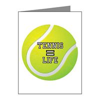 Note Card Tennis Equals Life