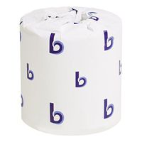 Boardwalk 6155 4.5" Length x 4.5" Width, 2-Ply Standard Roll Bath Tissue (Case of 96)
