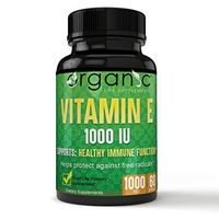 Incredible Purest Formulation Vitamin E 1000 IU, Premium Grade Cardiovascular Support, Immune & Healthy Heart Function