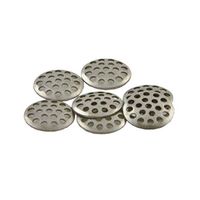 5 Titanium (Grade 2 Ti) Small Premium 0.315" (8mm) Concave Pipe Screens