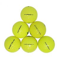 72 Assorted Yellow Mix - Near Mint (AAAA) Grade - Recycled (Used) Golf Balls