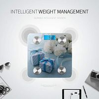 LYAOE Bluetooth Body Fat Scale Gift Box Smart Wireless Scale with LCD Display Measuring Body Weight Bmi and Health Digital Scale