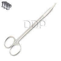 DDP GOLDMANN-FOX SCISSOR, CURVED, 1 BLADE SERRATED, 13CM/5"
