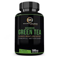 Green Tea Extract with egcg supplement for Effective Weight Loss - 500mg of extract capsules to Boost Metabolism - Fat Burner Caffeine for Energy - Antioxidant & Free Radical Scavenger - GMP Certified