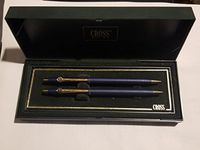 Cross Blue and Gold pen/pencil set