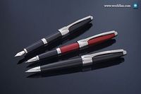 Cross Apogee Titian Red Lacquer Fine Point Fountain Pen - AT0126-3FD