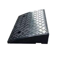 Triangle  Pad, Trolley Locomotive Truck Mat- Car Repair Shop Store Garage Ramps Slow Down Silent Pad Vehicle Ramps (Color : Black)