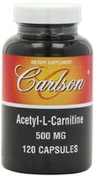Carlson Labs Acetyl L-Carnitine, 500mg, 120 Capsules