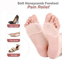 2 Pairs Silicone Soft Honeycomb Forefoot Pain Relief