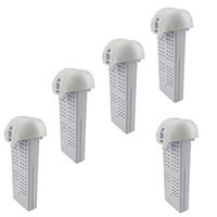 Fytoo 5pcs 3.7V 400mah Lithium Battery for SYMA X22 X22W Four-axis Aircraft RC Quadcopter Drone Battery Spare Part White