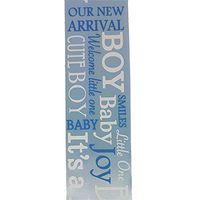 2-1/4" Baby Boy Banner Blue Ribbon - 10 Yards