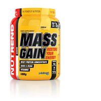 Nutrend Mass GAIN 1000g Vanilla Flavor Carbohydrate-Protein Concentrate Regeneration and simultaneously for The Promotion of Muscle Growth