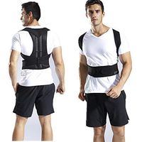 LANGYINH Posture Corrector for Men and Women,Adjustable and Breathable Back Brace for Improves Posture and Back,Shoulder,Neck,and Lumbar Pain Relief,M