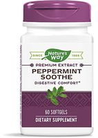 Nature's Way Peppermint Soothe Peppermint Oil Enteric-Coated Digestive Comfort, 60 Count (Packaging May Vary)