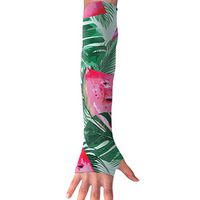 QG ZZX Watermelons Tropical Palm Unisex Compression Arm Sleeves UV Protection Performance Arm Sleeve - for Outdoor Sports Baseball,Basketball,Football (1 Pair)