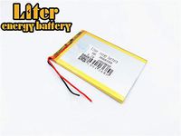 BIHUADE 3.7V 4000mAh 3668100 Polymer Lithium Li-ion Battery Rechargeable Lithium Polymer Li-Po Battery for MP4 GPS MP3 Bluetooth Stereo DIY Gift (3668100)