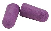 CONDOR20JK06 Ear Plugs, Purple, Polyurethane, PK200