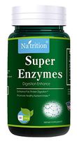 Natrition Digestive Multi Enzymes Blend - Bromelain, Papain, ox Bile Extract, lipase - 60 Veggie Capsules