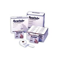 Derma Sciences GL242 Surgitube Cotton Tubular Gauze, Large Finger, Toe, White, 50 yd Roll, 0.857" Width