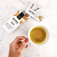 Caffeine-Free Prenatal Healthy Coffee Alternative Turmeric Superfood Latte Blend to Boost Immunity and Increase Energy during Pregnancy - 10 Single Serving Decaf Sticks - Vegan and Sugar Free