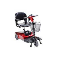 Driver Medical S38600 Bobcat 3 Wheel Compact Scooter, Red