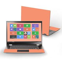 Mightyskins Skin Compatible with Lenovo Flex 5 14" (2017) - Solid Peach | Protective, Durable, and Unique Vinyl Decal Wrap Cover | Easy to Apply, Remove, and Change Styles | Made in The USA
