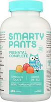 SmartyPants (NOT A CASE) Prenatal Folate Omega 3 Vitamin D Gummies, 180 pc