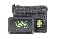 Dime Bags All-In-One Padded Pouch - Padded Bag w/Rolling Tray & Removable Smell Proof Pouch (Black, 10-Inch)