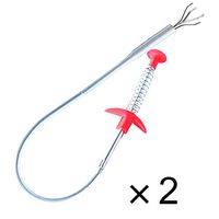@W.H.Y 2 Pieces of Kitchen Pass Sewer Dredging Device Spring Pipe Dredge Tool Household Hair Cleaner
