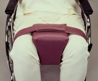 Knee Separator 6½”L x 7”H x 7½”top 4½” Bottom; Color: Mauve