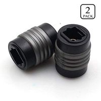VONOTO 2PCS Toslink Digital Optical Audio Extension Cable Adapter Coupler Female to Femal or Blu-Ray player, satellite DVR, CD player, Sony Playstation, Xbox 360, or other device to your digital audio video receiver