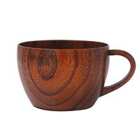 MSlongzc Cups Water Bottles Coffee Cups Vacuum-Insulated Stainless Steel Tumbler Handle for Wide Mouth Jujube Wooden Cup Handmade Coffee Tea Beer Wine Juice Milk Water Mug Xmas Gift