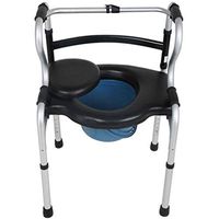 LQley Folding Toilet Chair Seats and Chairs for Toilet Bathroom Shower Chair for Elderly Disabled Pregnant Woman