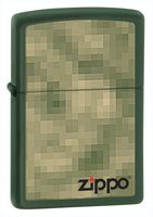 Zippo Digital Green Matte Lighter