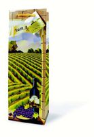 Wine Bottle Gift Bag - Buon Appetito! Lovely Vineyard Image