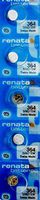 Pkg/5 Type 364 Renata Swiss Watch Batteries