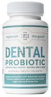Dental Probiotic 60-Day Supply. Oral probiotics for Bad Breath, Tooth Decay, Strep Throat. Boosts Oral Health and Combats halitosis. Contains Streptococcus salivarius BLIS K12 & BLIS M18.