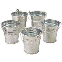 U.S. Toy Mini Metal Buckets,(4-Pack of 12)