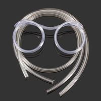 Drinkware & Tea Sets - Funny Colorful Soft Glasses Straw Unique Flexible Drinking Tube Kids Party Gift - Flexible GlassesFrames Adults Frame Men Girls Memory Straw Drinking - 1PCs