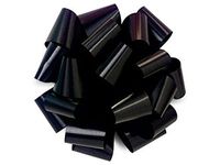 PMU Pom Pom - Pull Out Bows 5 Inch Black Pkg/50