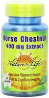 Nature's Life Horse Chestnut Seed Extract Capsules, 400 Mg, 50 Count